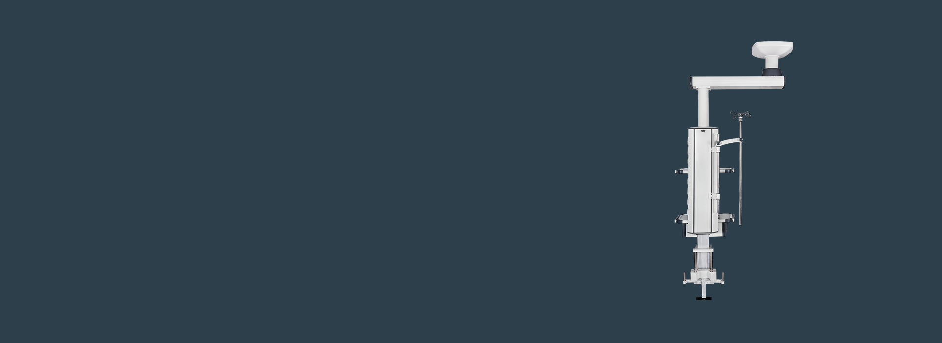 Single arm electric anesthesia pendant