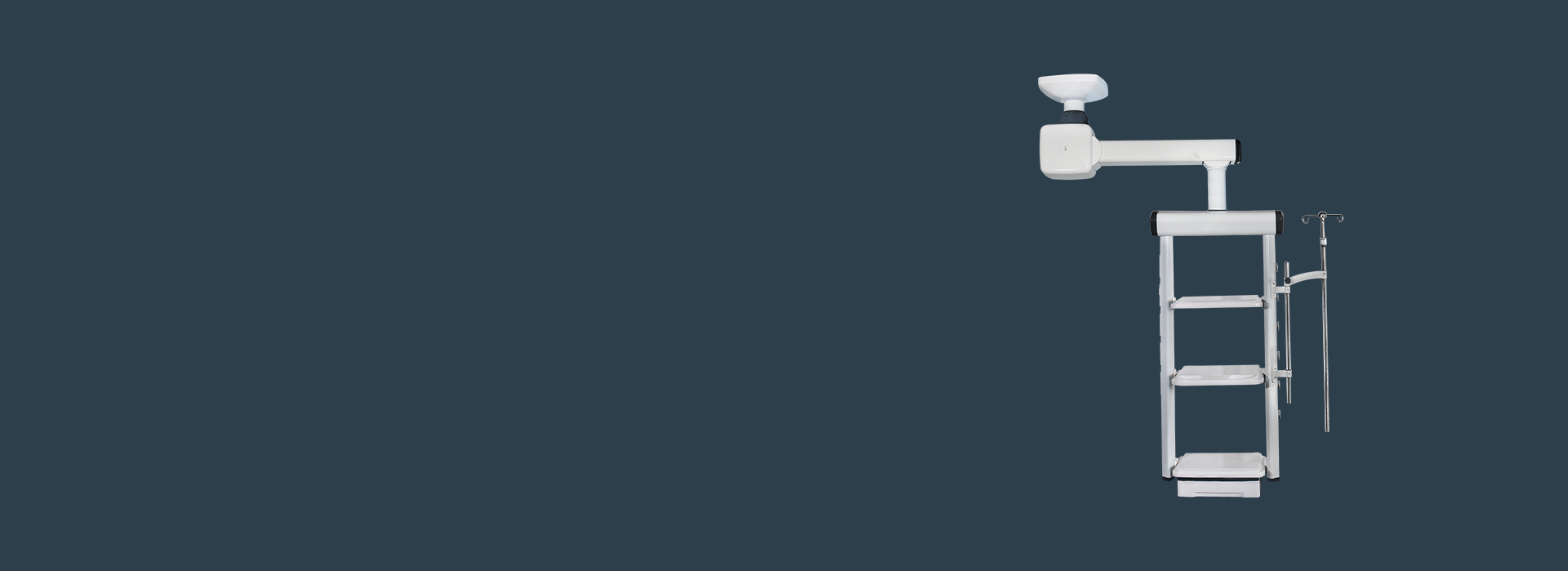 Single arm electric anesthesia pendant