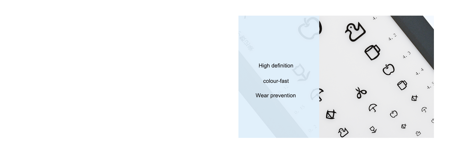 Clear, bright and durable