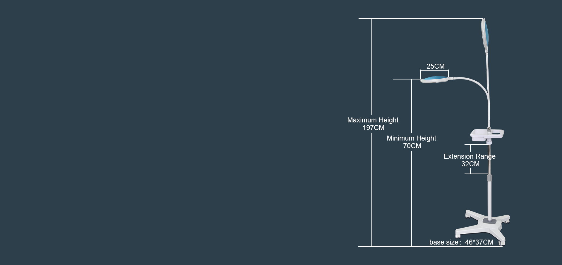 Freely Adjustable, Conveniently Mobile